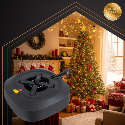 Stojak pod choinkę samozaciskowy, stabilna podstawka do żywej choinki Ruhhy