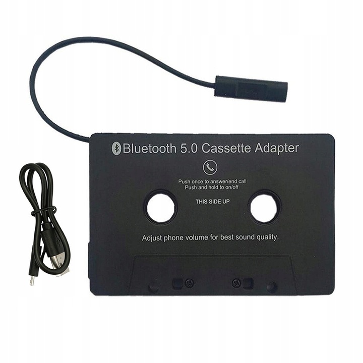 KASETA BLUETOOTH 5.0 DO RADIA ADAPTER TRANSMITER