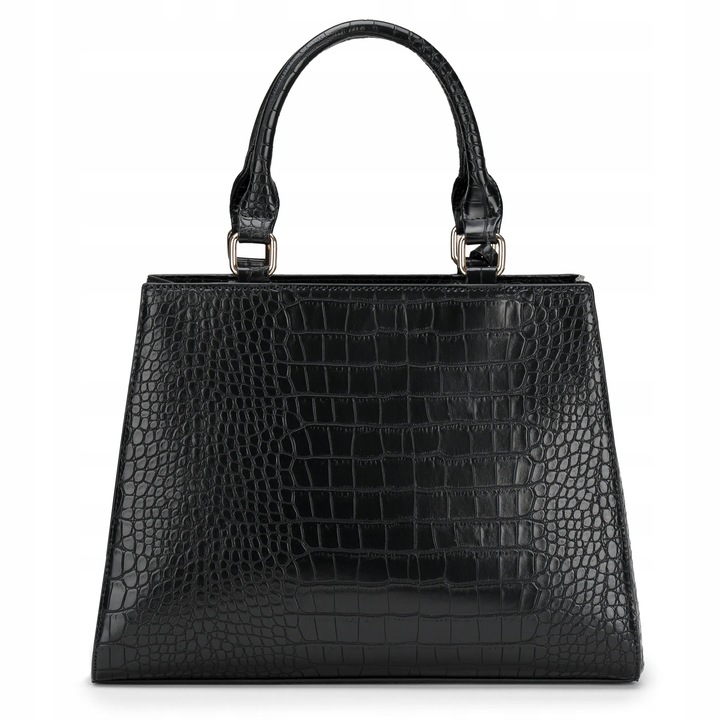 Torebka Damska Mała Kuferek Ramię Odpinany Pasek PUCCINI Czarna BML067S-1