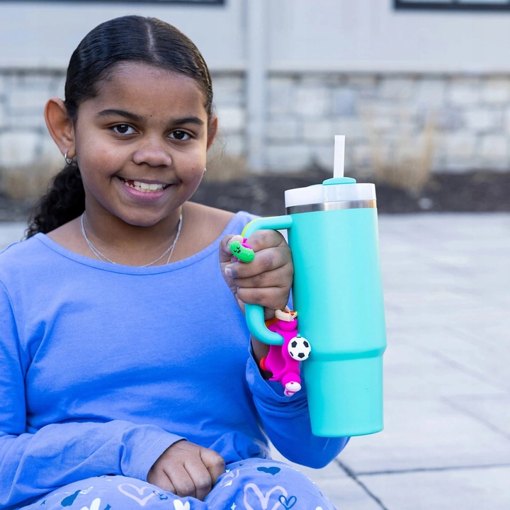 Biżuteria dla dzieci Plip Charms Zestaw różowy bransoletka FatBrainToy