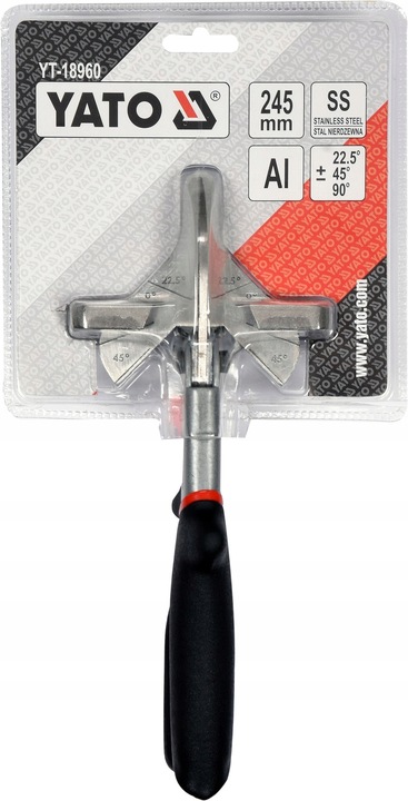 YATO NOŻYCE DO CIĘĆ KĄTOWYCH LISTW, RUREK 245mm KĄTOWE