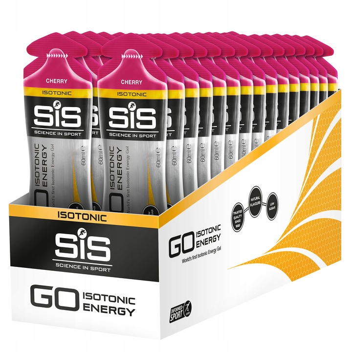10x żel Izotoniczny SIS Wiśnia 60ml