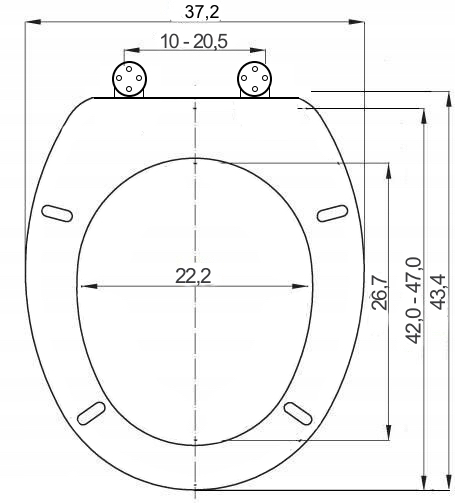 DESKA WC SEDESOWA KLOZETOWA TOALETOWA WOLNOOPADAJACA UNIWERSALNA MDF bambus