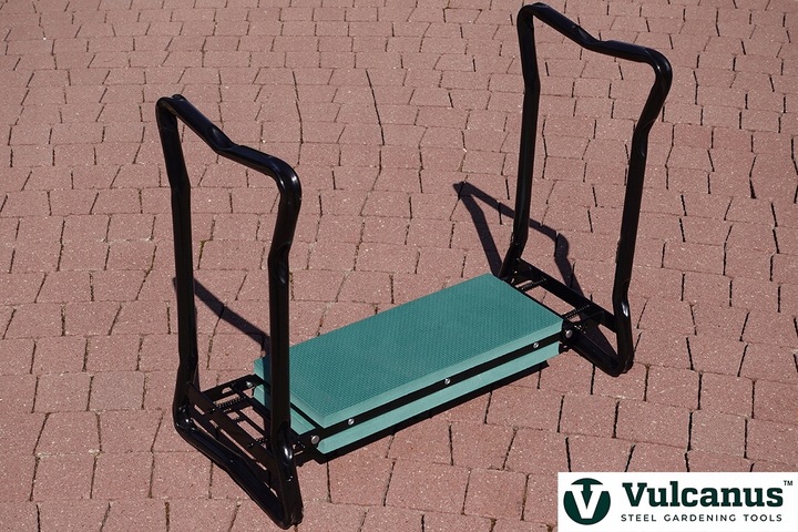 Stołek Metalowy Ogrodowy Taboret Składany Klęcznik Podkładka Taboret
