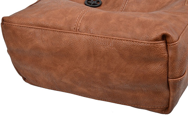 TOMMASINI TOREBKA damska WOREK na ramię pasek czarny