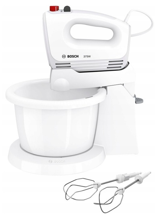 BOSCH ROBOT KUCHENNY MIKSER z MISĄ MQWPL2000 375W + FOREMKI NA CIASTA