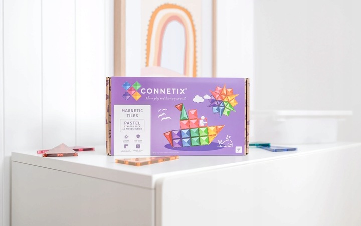 Pastelowy Zestaw Startowy Klocki Magnetyczne Pastel Starter Pack Connetix