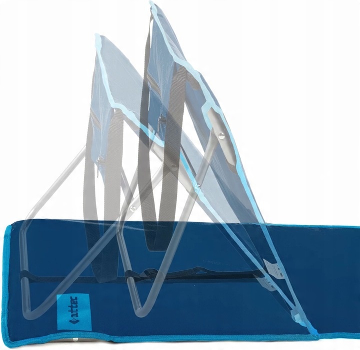 MATA PLAŻOWA Z OPARCIEM SKŁADANA REGULOWANY LEŻAK PLAŻOWY OUTTEC