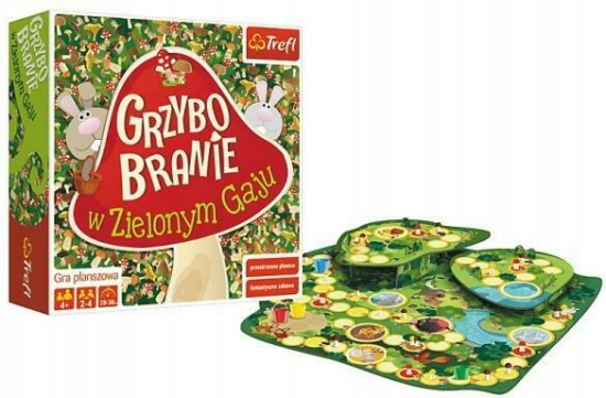 Grzybobranie w zielonym gaju. Gra. Trefl 00988