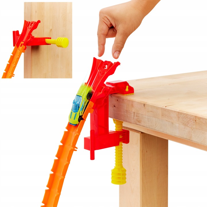 Hot Wheels Kaskaderski skok Tor wyścigowy The Hot Ones JCX69