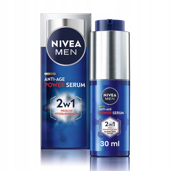 NIVEA MEN ANTI-AGE POWER Serum przeciwzmarszczkowe do twarzy na plamy 30ml