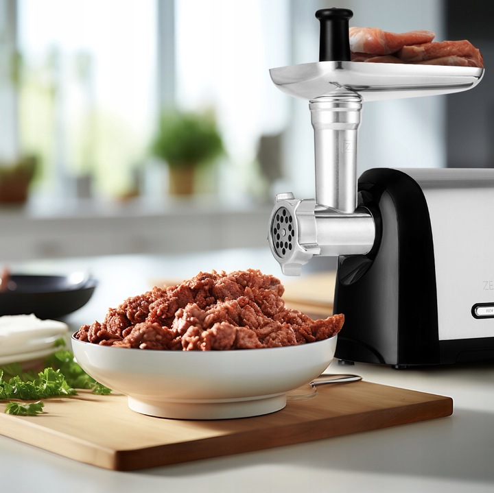 Maszynka do mielenia mięsa ZEEGMA szatkownica nadziewarka kiełbasy 3 sita