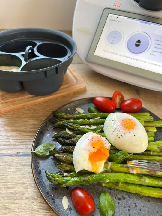 Gotowanie jajek w koszulkach/na parze Thermomix TM7 TM6 TM5 TM31 steamEGGS