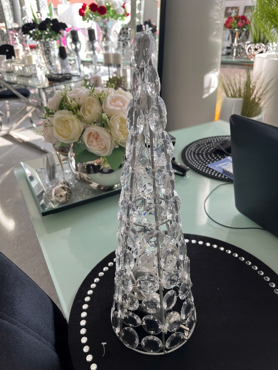 Stożek akrylowy Led kryształki 60 cm