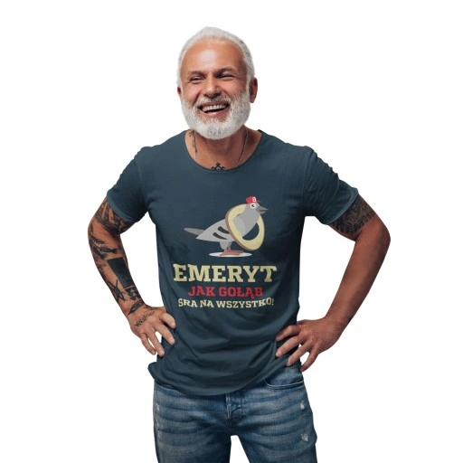 Prezent EMERYTA Emerytura KOSZULKA BĄDŹ JAK GOŁĄB