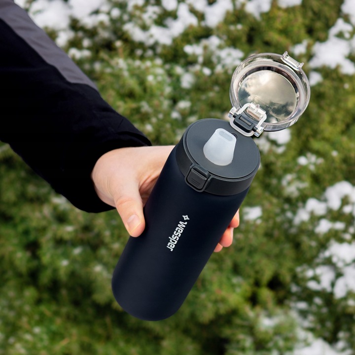 Butelka filtrująca Wessper ActiveMax Clarti 0,68l grafitowa + 1x Filtr