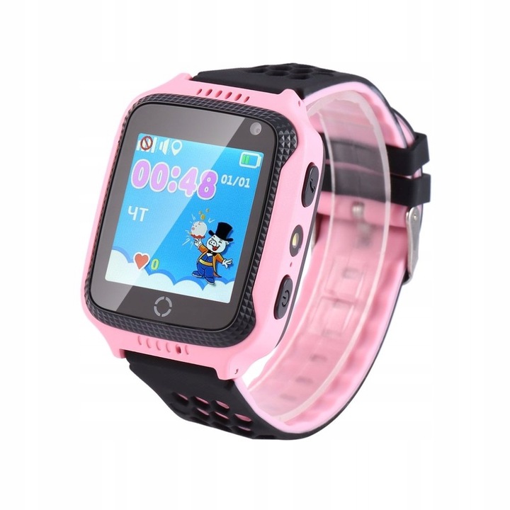 SMARTWATCH ZEGAREK DLA DZIECI SIM GPS LED KAM LOKALIZATOR ROMOWY