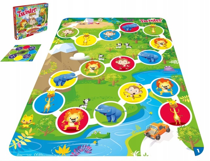 HASBRO Gra zręcznościowa Twister Junior 2W1 F7478