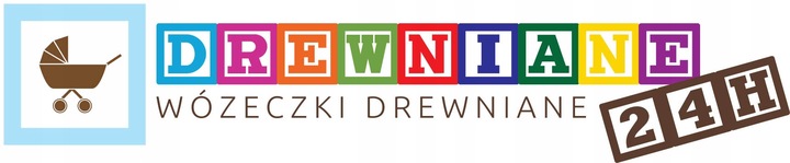 DREWNIANY WÓZEK DLA LALEK + IMIĘ PRODUCENT