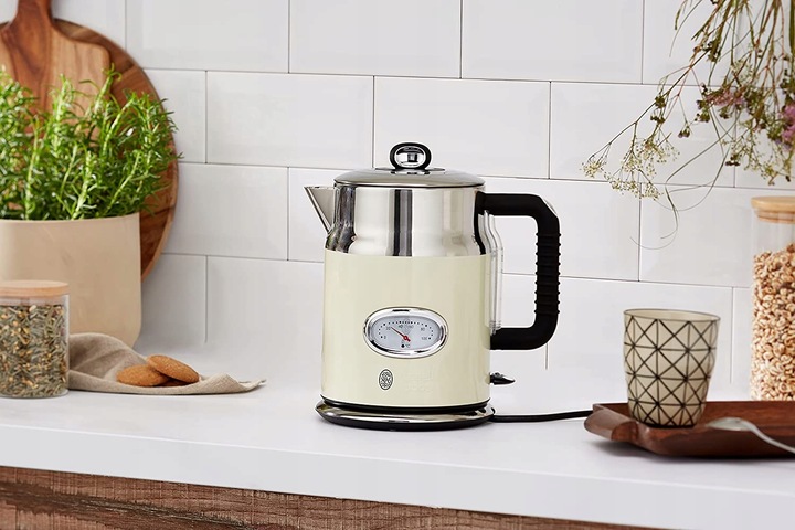 Czajnik elektryczny Russell Hobbs 21672-70 2400 W 1,7 l beżowy/brązowy