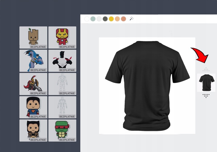 Koszulka ROBOCZA z Twoim dowolnym nadrukiem GRAFIKA LOGO ZDJĘCIE kreator