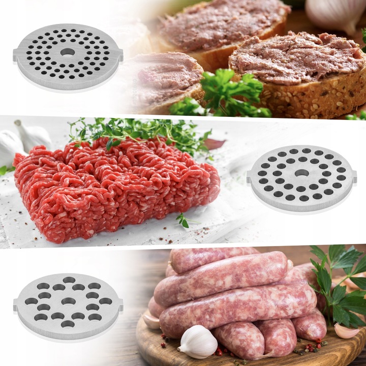 Maszynka do mielenia mięsa ZEEGMA szatkownica nadziewarka kiełbasy 3 sita