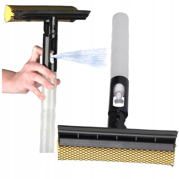 MYJKA Ściągaczka wody z szyb luster okien ze spryskiwaczem 3w1 DUNLOP