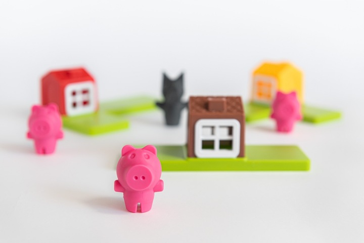 Trzy Małe Świnki. Polska wersja. Smart Games