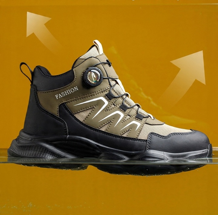 NOWY BUTY ROBOCZE MĘSKIE PÓŁBUTY ROBOCZE SPORTOWE ODDYCHAJĄCE Z NOSKIEM BHP