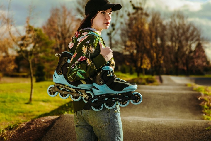 Rolki damskie Spokey MrsFIT ABEC-7 Carbon rozm 36