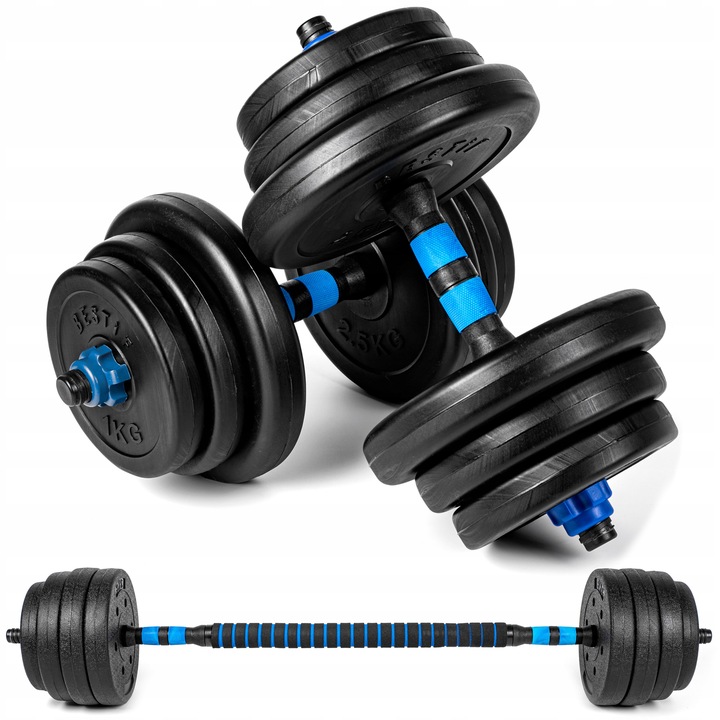 HANTLE REGULOWANE SZTANGA 2w1 2x20kg 40KG