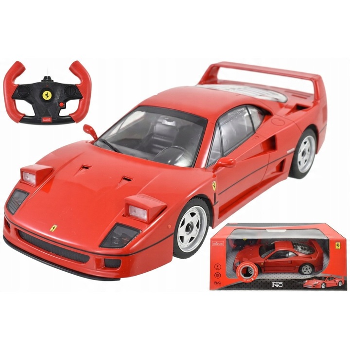 SAMOCHÓD ZDALNIE STEROWANY WYŚCIGOWY FERRARI F40 1:14 AUTKO NA PILOTA R/C