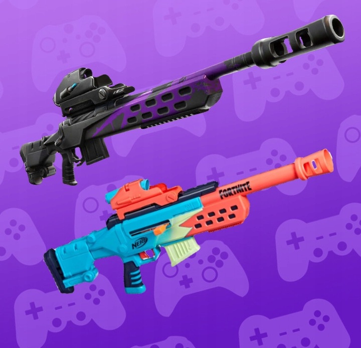 NERF FORTNITE PISTOLET SNAJPERKA STORM SCOUT SNAJPERKa F8346 + 6 Strzałek