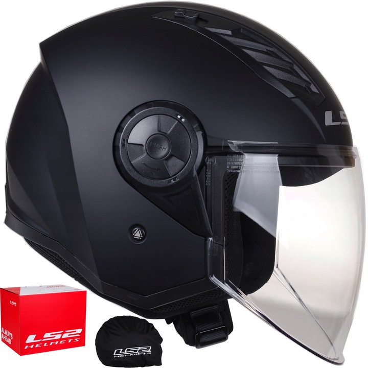 KASK LS2 OF616 Airflow II ECE 22.06 Solid Black Matt Czarny Mat Rozmiar M
