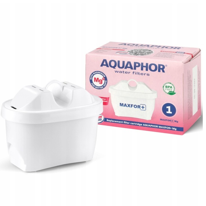 Dzbanek szklany filtrujący do wody Aquaphor Glass biały 10 filtrów MaxforMg