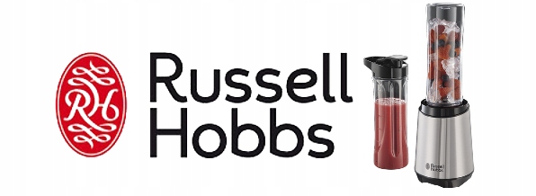 BLENDER RUSSELL HOBBS 23470-56 MIX INOX 2 BUTELKI.