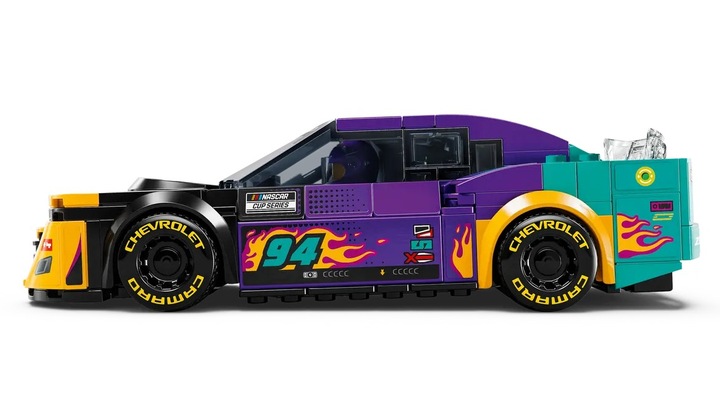 LEGO SPEED Champions 76935 NASCAR Next Gen Chevrolet Camaro ZL1 torba