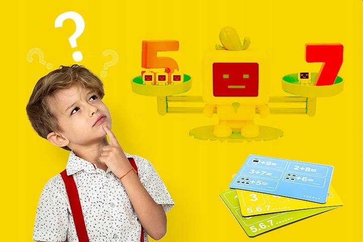 Prezent Pod Choinkę Gra Liczbowa Edukacyjna Robot