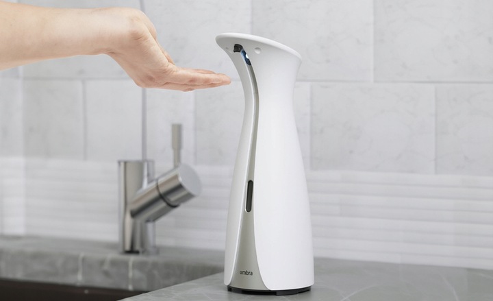 BEZDOTYKOWY SENSOROWY DOZOWNIK DO MYDŁA PŁYNU ŻELU DETERGENTU UMBRA 255ml