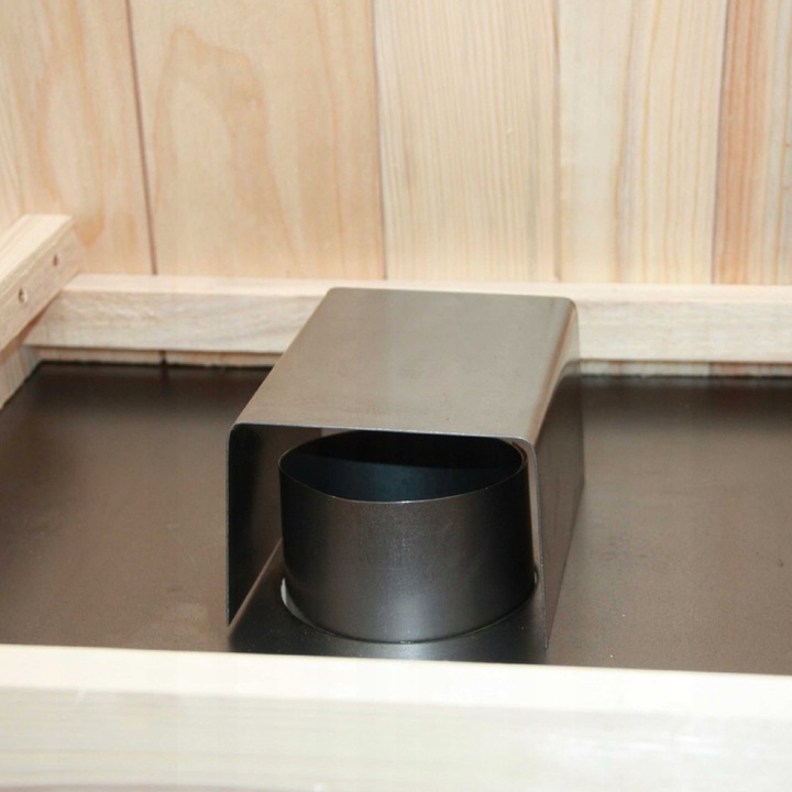 WĘDZARNIA DREWNIANA OGRODOWA SOLIDNA PREMIUM 60 CM PALENISKO XXL 30x30x35