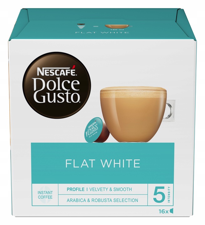 Kapsułki Dolce Gusto ZESTAW Latte Flat Capp 6 x 16