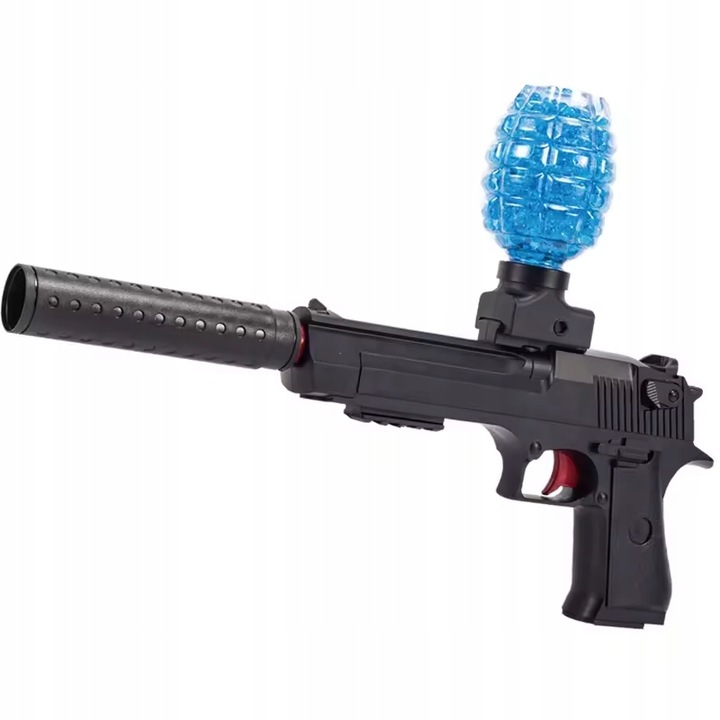 BEZPIECZNY ZABAWKOWY PISTOLET AUTOMATYCZNY NA KULKI ŻELOWE WODNE AKUMULATOR