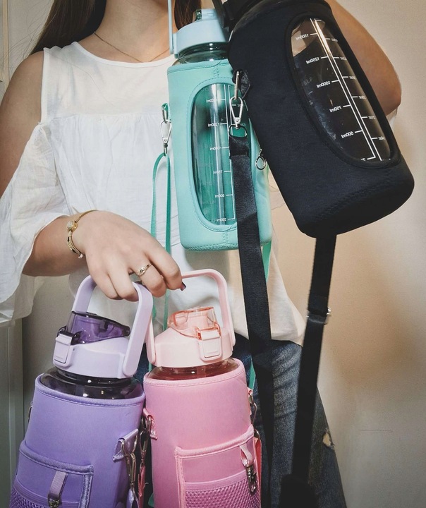 Butelka motywacyjna bidon 2L z pokrowcem HIT !!