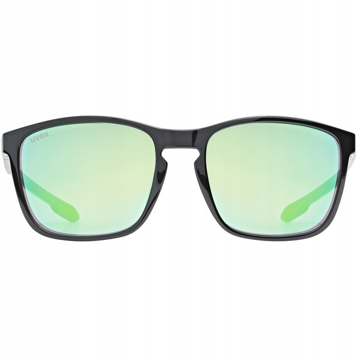 Okulary rowerowe UVEX LGL 52 black (mirror green) S3