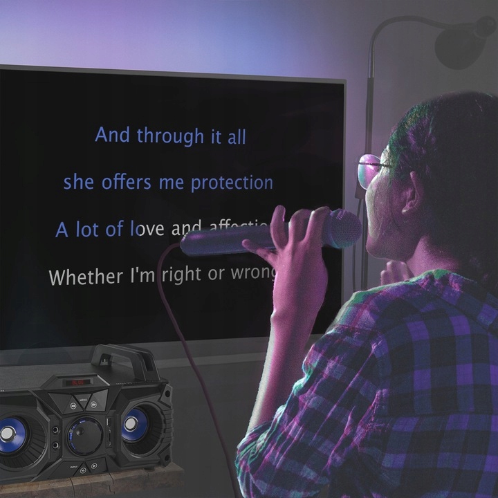 Głośnik bluetooth BOOMBOX BT SD USB AUX akumulator