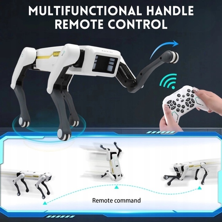iUni 8002 Inteligentny Robot Pies, Zdalne Sterowanie, Ponad 25 Funkcji