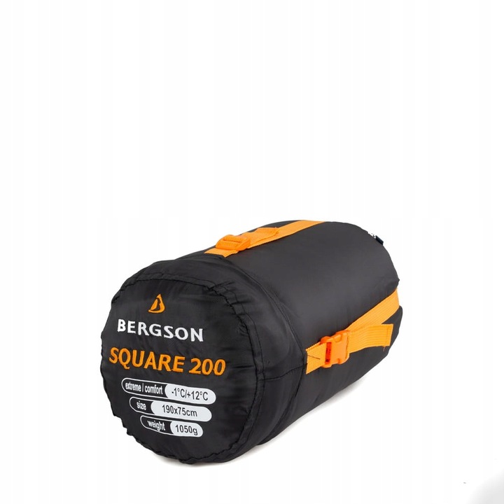 Śpiwór Bez Zagłówka Bergson SQUARE 200 Navy