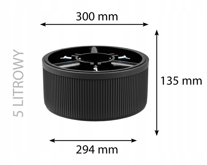 Stojak Choinkowy Jestic Ciężki pod Choinke Choinka 30x10 cm 5L