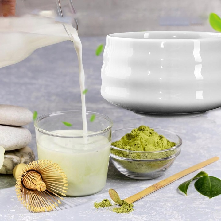 ZESTAW DO MATCHY, MATCHA TRZEPACZKA UCHWYT, MIOTŁĄ MATCHA MISKĄ DO MATCHY