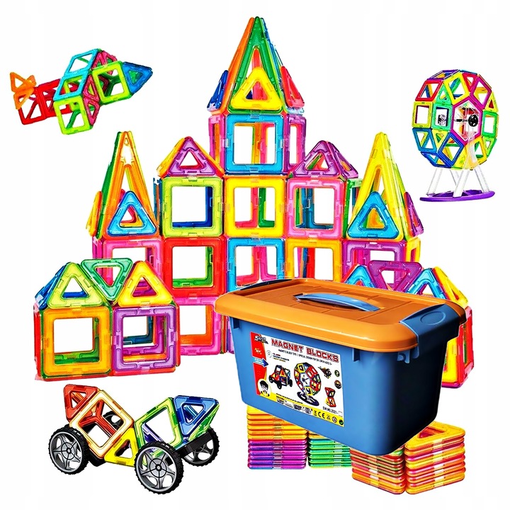 Klocki Magnetyczne – Edukacyjna Zabawa Dla Małych Konstruktorów! Certyfikat